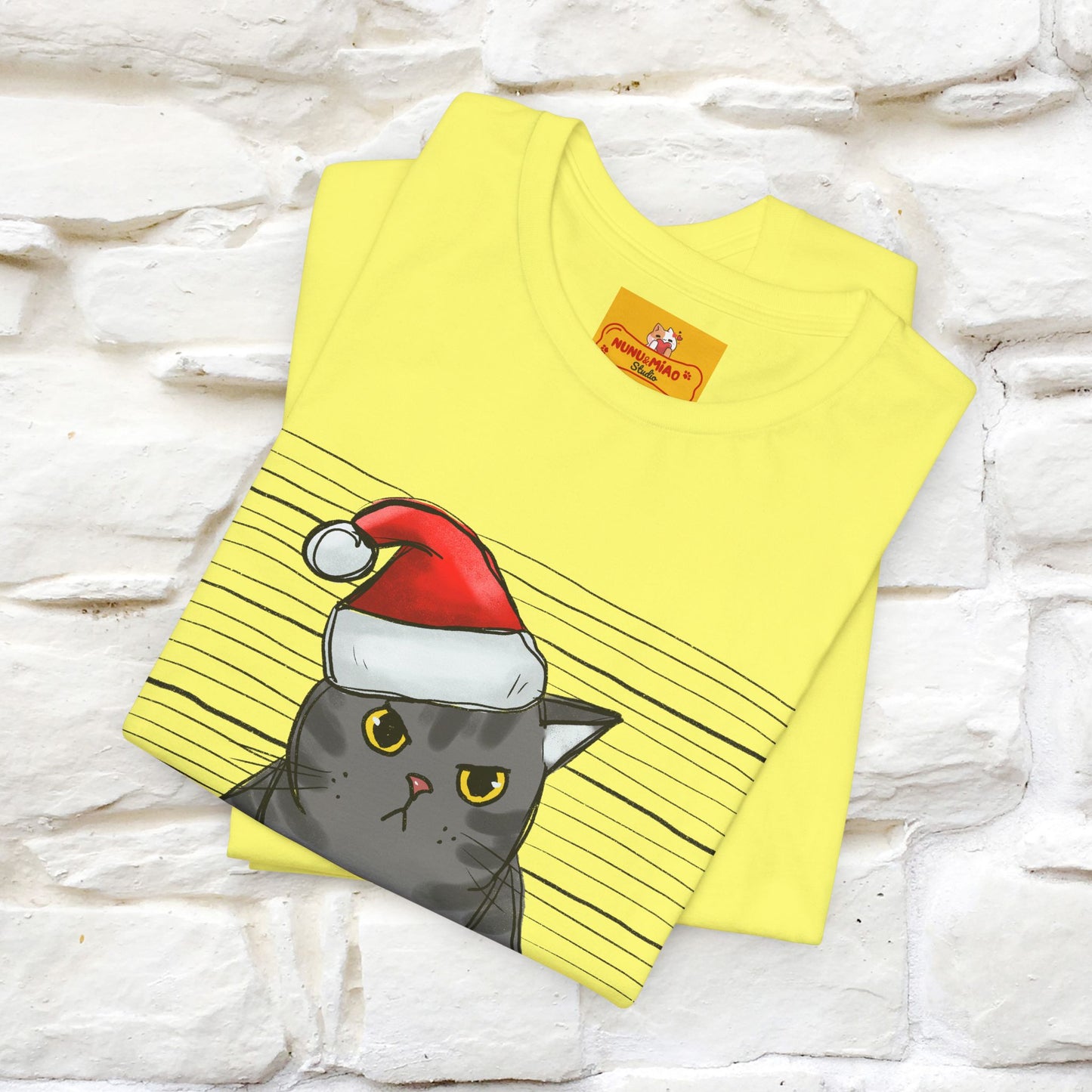 "I Knocked Over The Christmas Tree " |Funny Cat T-Shirt | Nunu&Miao Studio