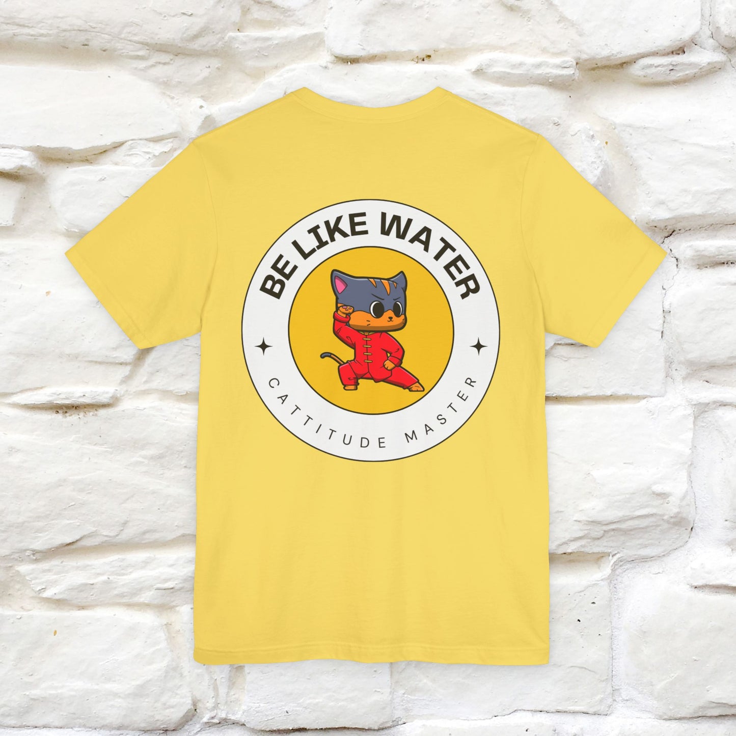 "Be Like Water: Cattitude Master | Cat T-Shirt |Nunu&Miao Studio - Nunu&Miao Studio