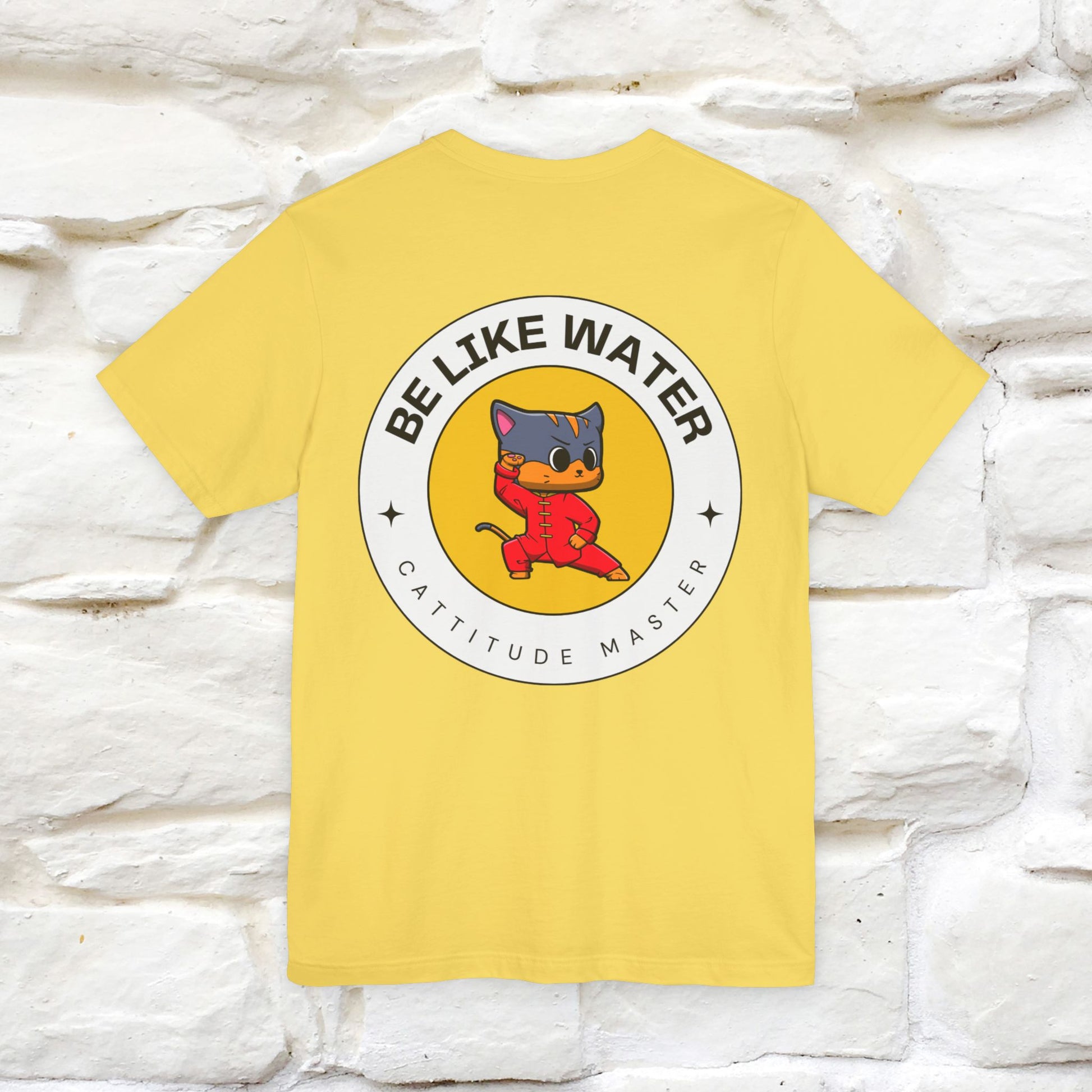 "Be Like Water: Cattitude Master | Cat T-Shirt |Nunu&Miao Studio - Nunu&Miao Studio