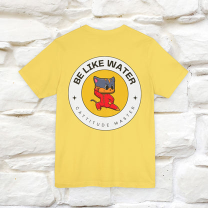 "Be Like Water: Cattitude Master | Cat T-Shirt |Nunu&Miao Studio - Nunu&Miao Studio