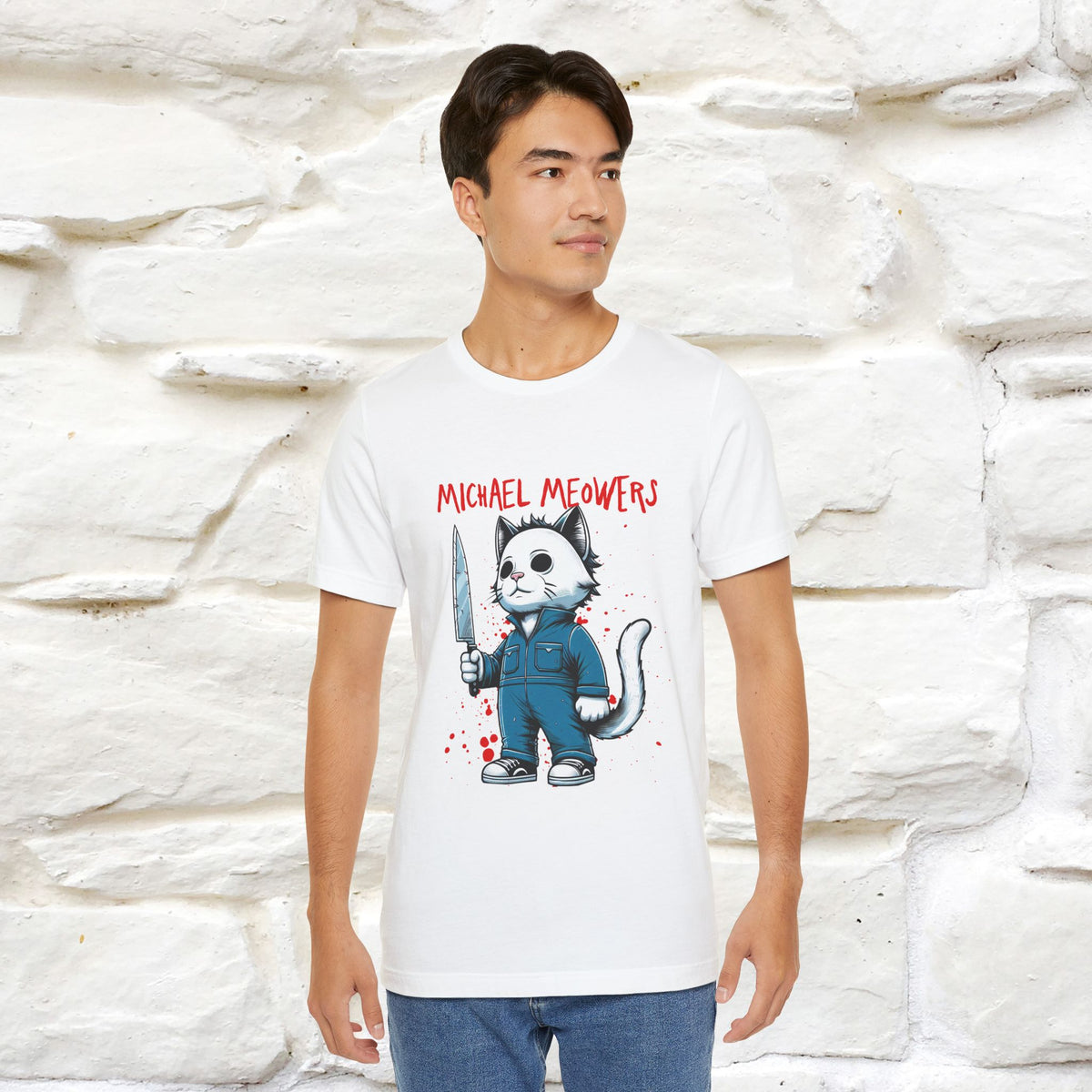 ''Michael Meowers'' Cat T-Shirt |  | Nunu&Miao Studio