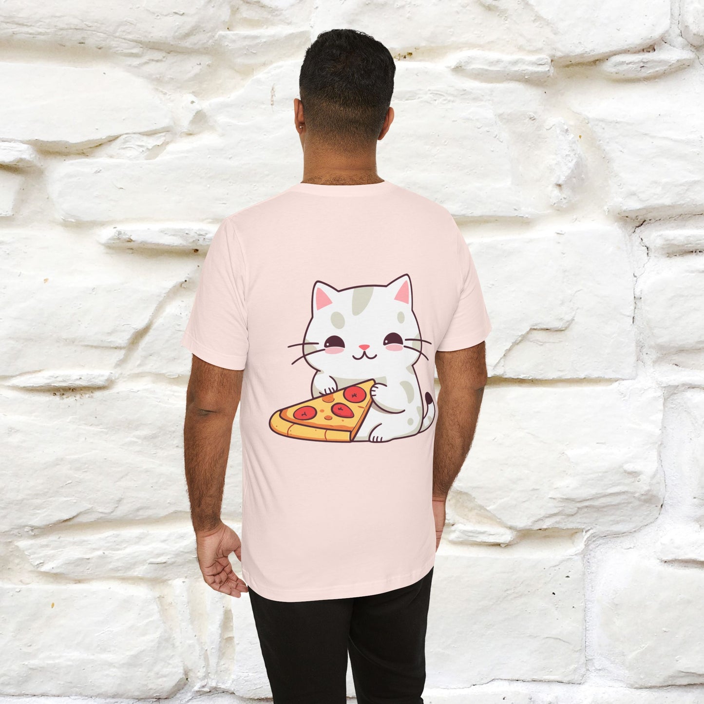 "I Love Pizza"| Cat T-shirt | Nunu&Miao Studio - Nunu&Miao Studio