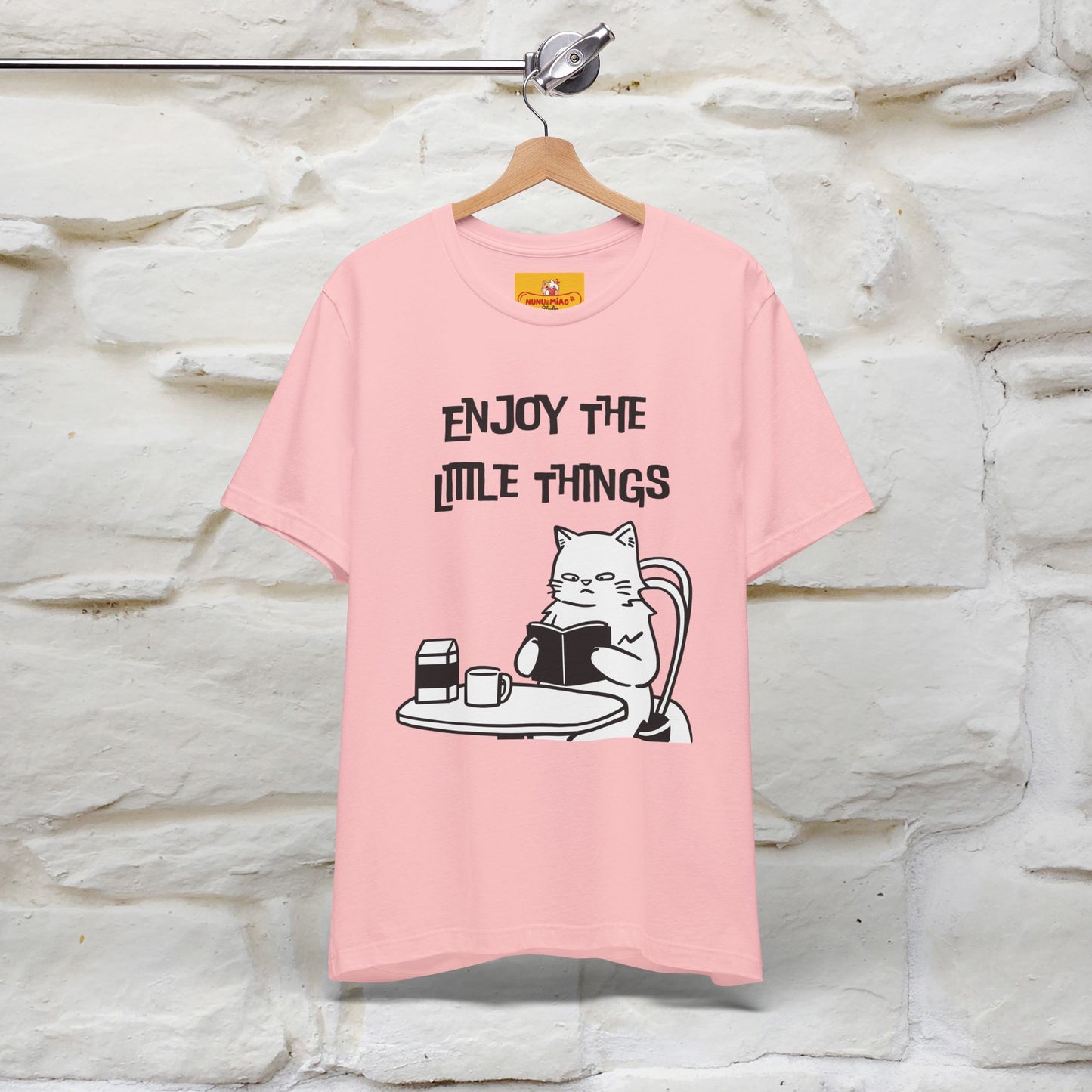"Enjoy The Little Things." Cat T-Shirt | Nunu&Miao Studio