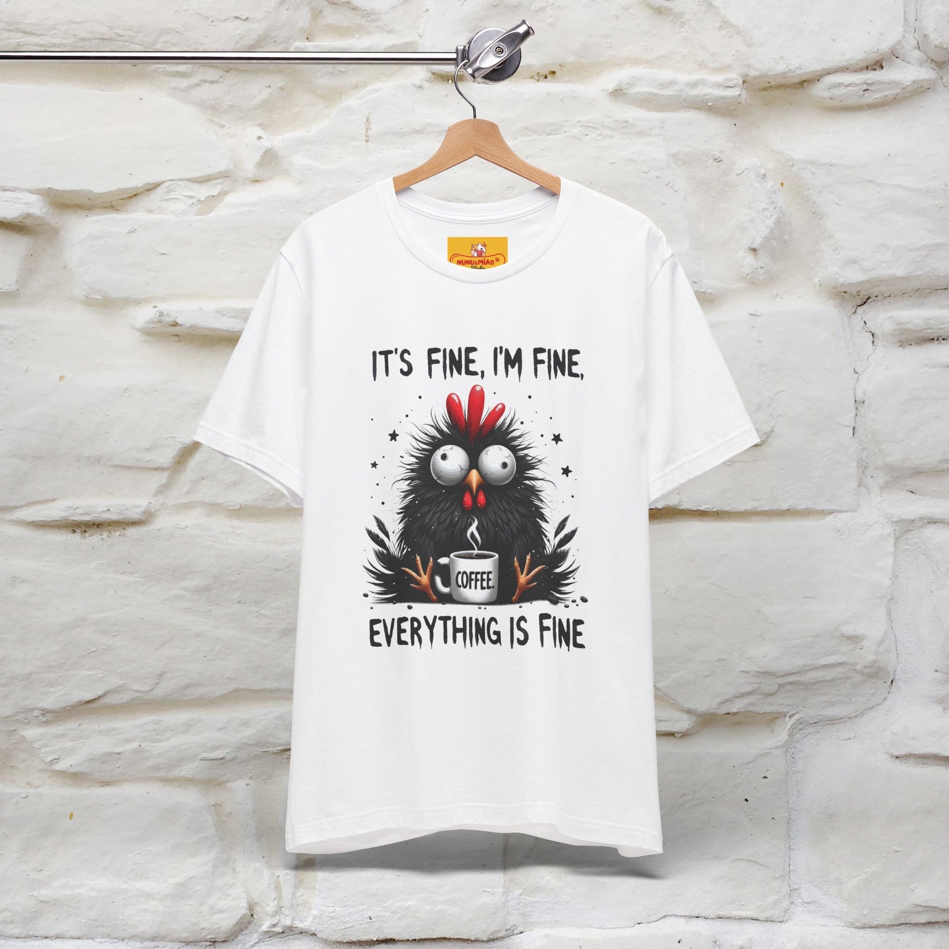 "Everything Is Fine" |Funny T-Shirt | Nunu&Miao Studio - Nunu&Miao Studio
