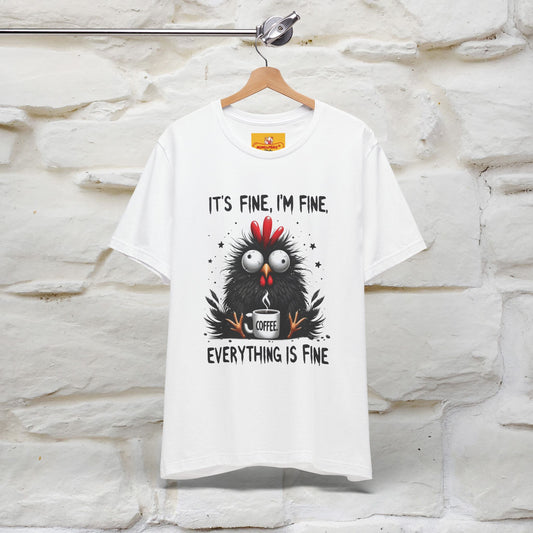 "Everything Is Fine" |Funny T-Shirt | Nunu&Miao Studio - Nunu&Miao Studio