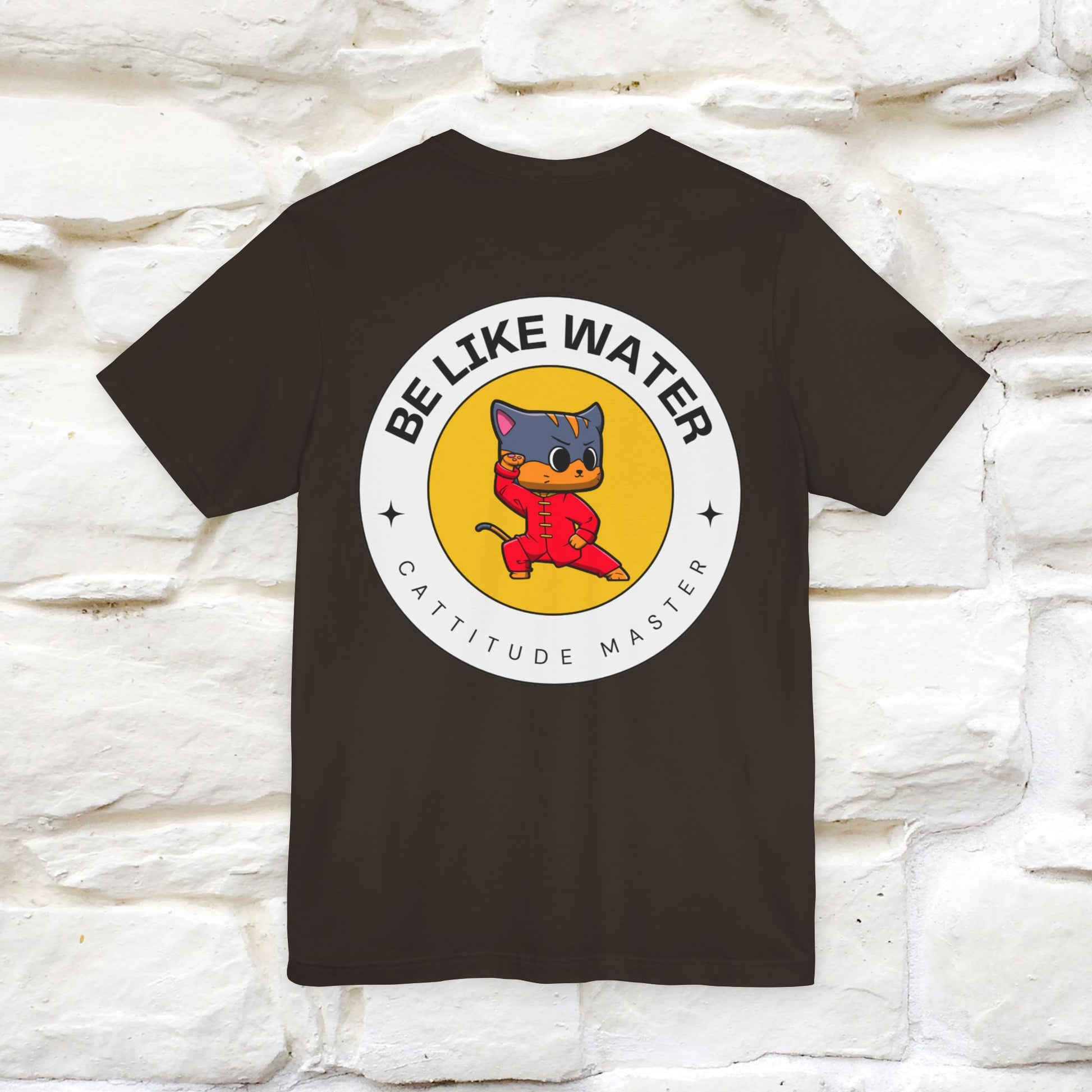 "Be Like Water: Cattitude Master | Cat T-Shirt |Nunu&Miao Studio - Nunu&Miao Studio