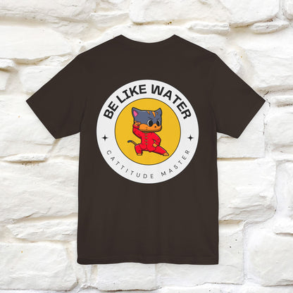 "Be Like Water: Cattitude Master | Cat T-Shirt |Nunu&Miao Studio - Nunu&Miao Studio