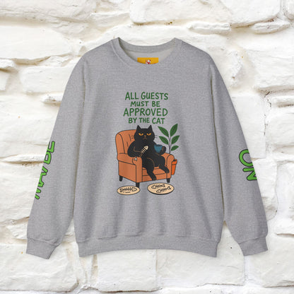 ''All Guests Must Be Approved...'' |Cat Sweatshirt | Nunu&Miao Studio