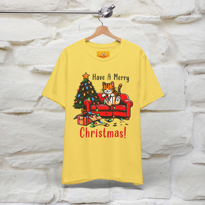 "Have A Merry..." |Funny Cat  T-Shirt | Nunu&Miao Studio
