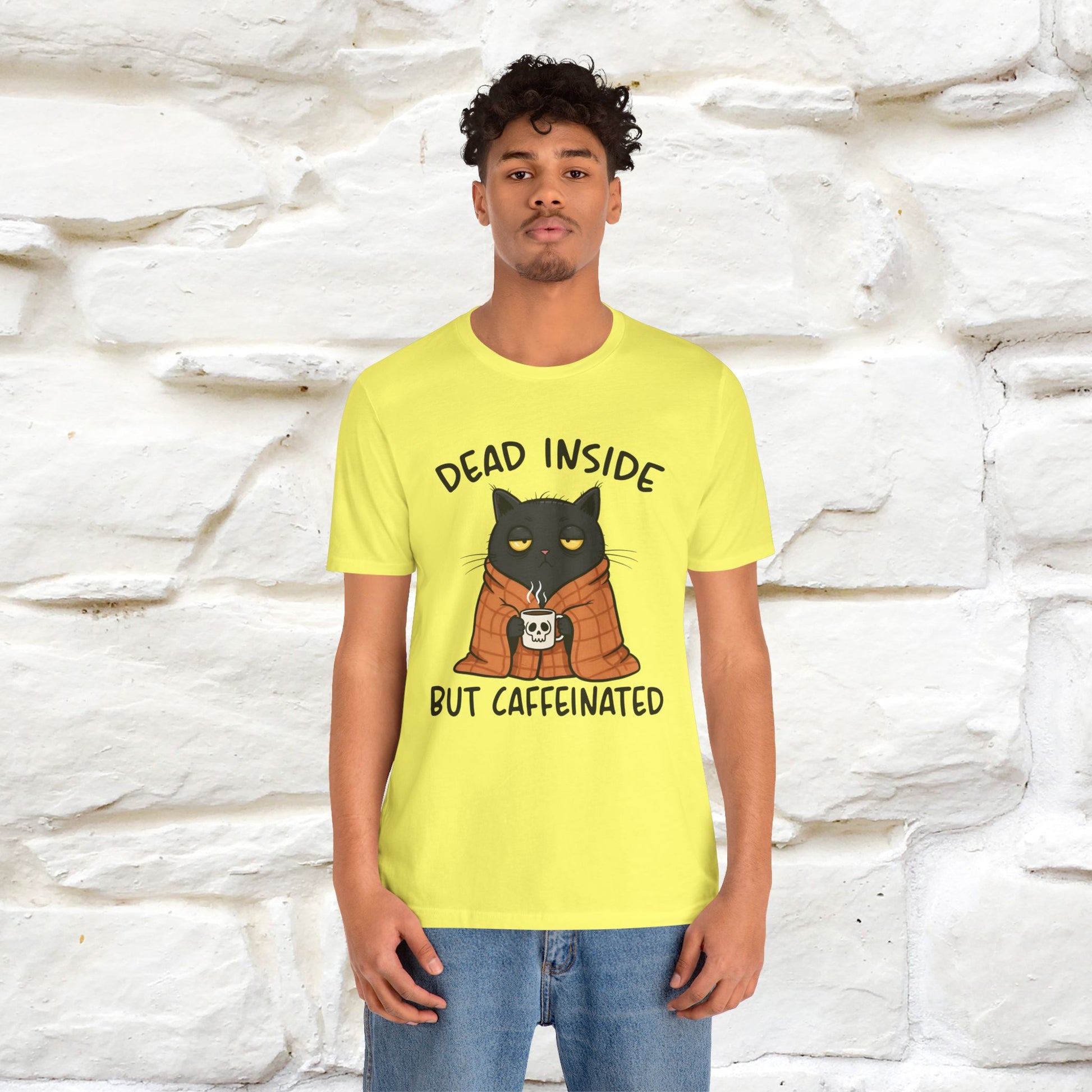 "Dead Inside But Caffeinated" |Funny T-Shirt | Nunu&Miao Studio - Nunu&Miao Studio