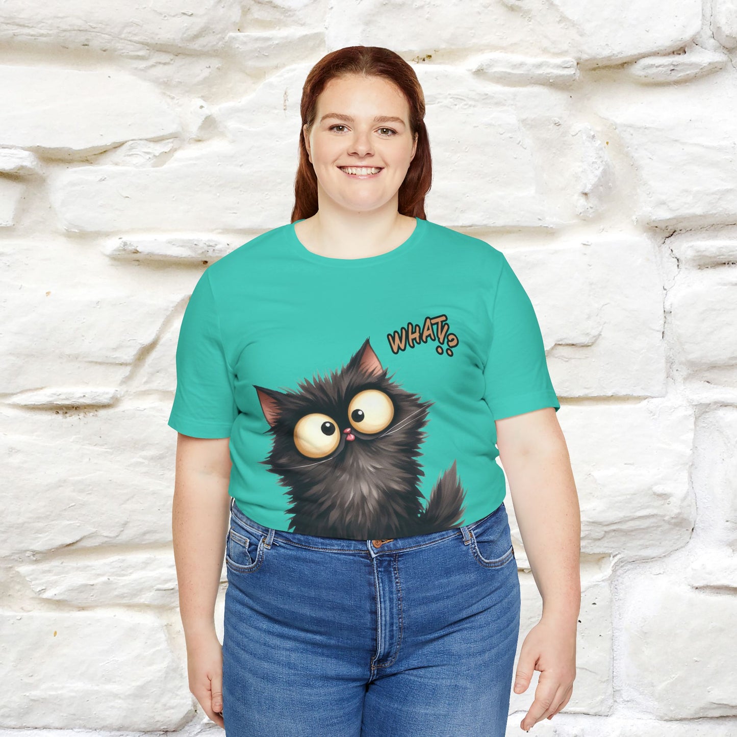 ''What ?'' | Cat T-Shirt  | Nunu&Miao Studio - Nunu&Miao Studio