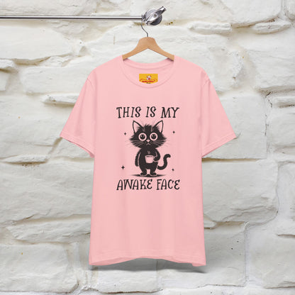 "This is My Awake Face" Cat T-Shirt | Funny Design | Nunu&Miao Studio - Nunu&Miao Studio