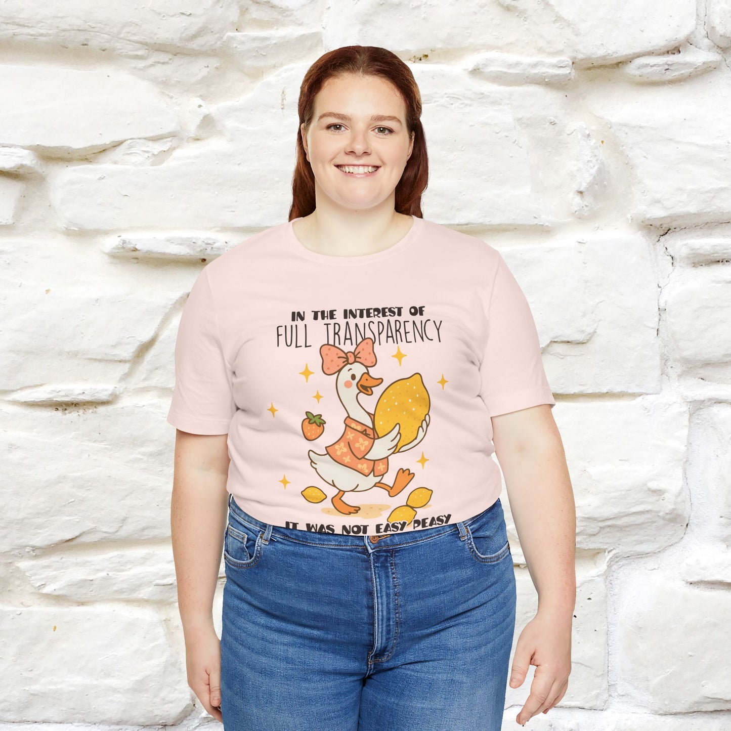 "It Was Not Easy Peasy" Funny T-shirt |Nunu&Miao Studio - Nunu&Miao Studio