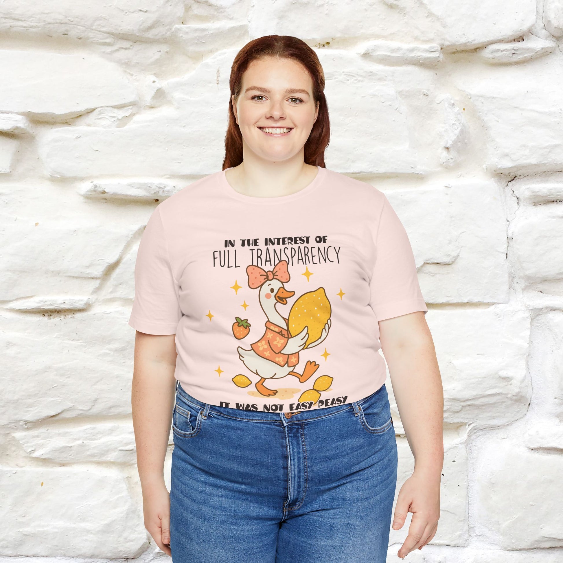 "It Was Not Easy Peasy" Funny T-shirt |Nunu&Miao Studio - Nunu&Miao Studio