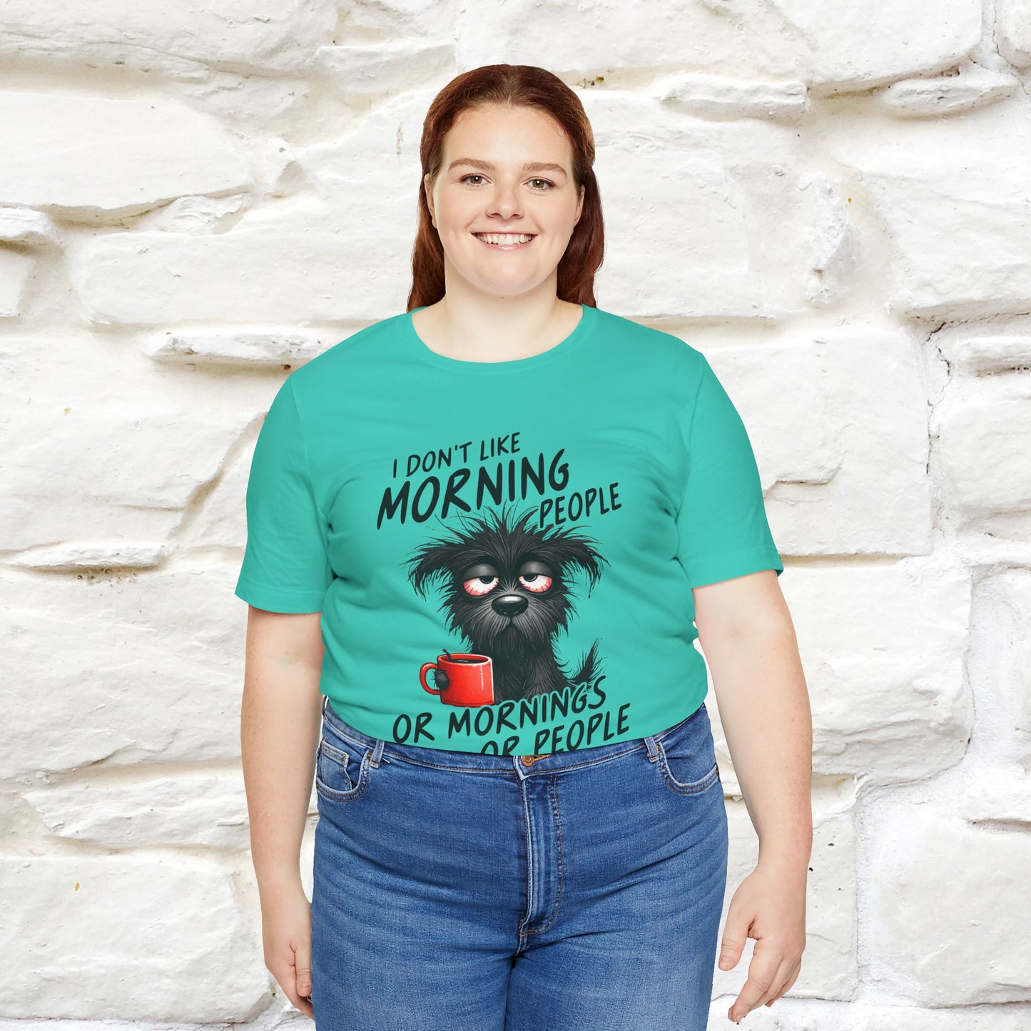 "I Don't Like Morning People..." Funny T-shirt |Nunu&Miao Studio - Nunu&Miao Studio