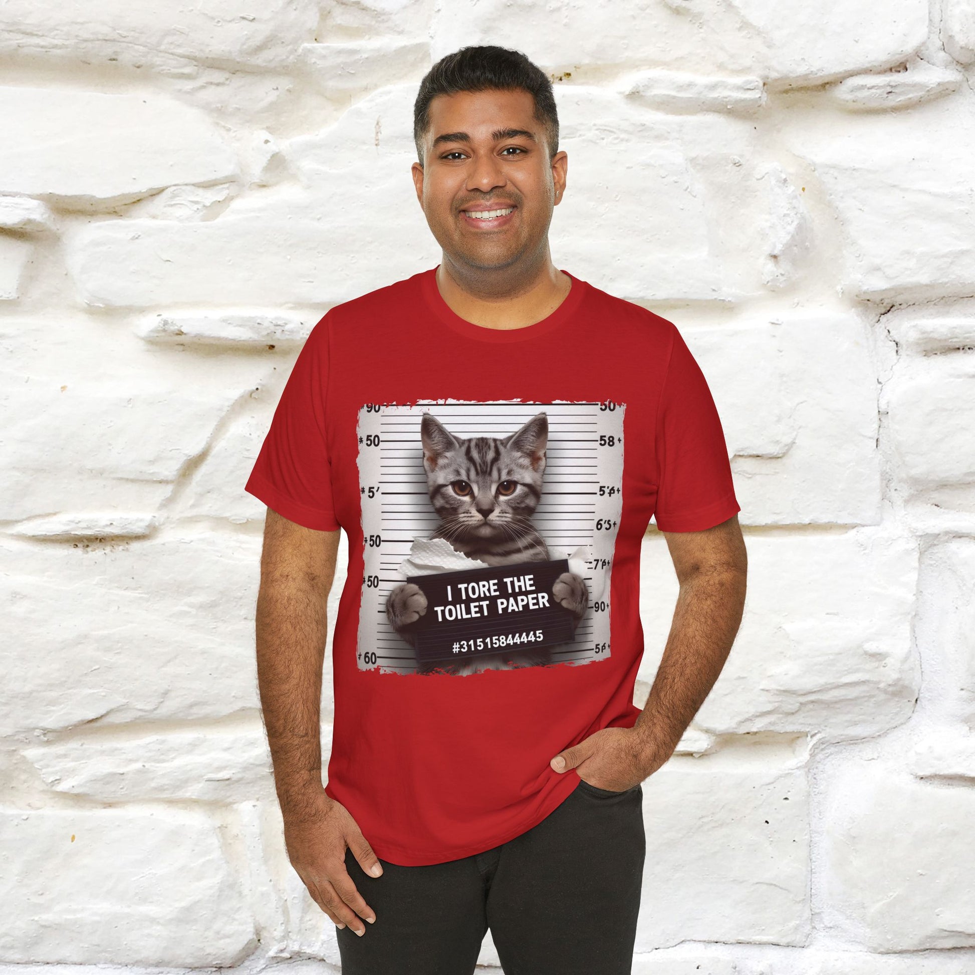 ''I Tore The Toilet Paper'' | Funny Cat T-Shirt | Nunu&Miao Studio - Nunu&Miao Studio