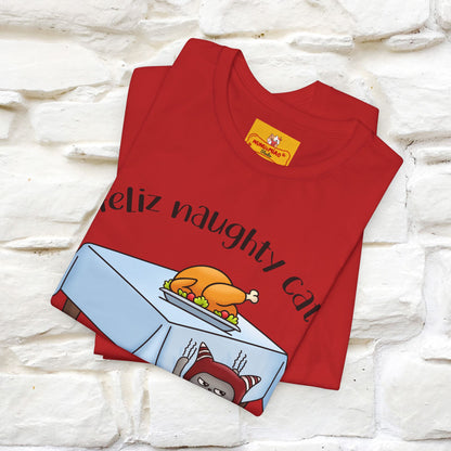 "Feliz Naughty Cat" |Funny Cat T-Shirt | Nunu&Miao Studio
