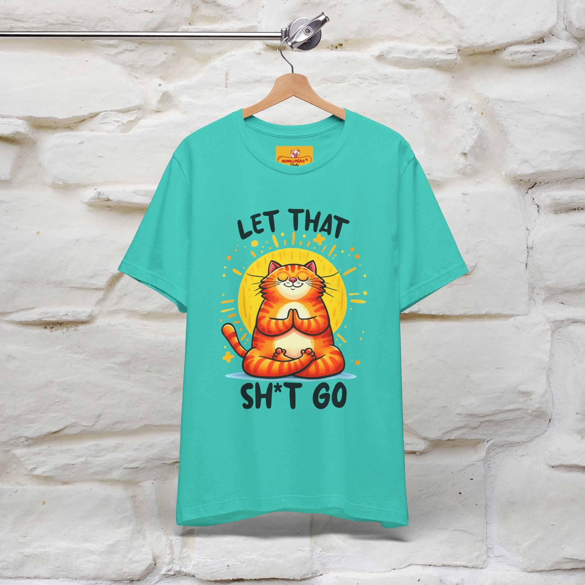 "Let That Sh*t Go" Cat T-shirt |Nunu&Miao Studio - Nunu&Miao Studio