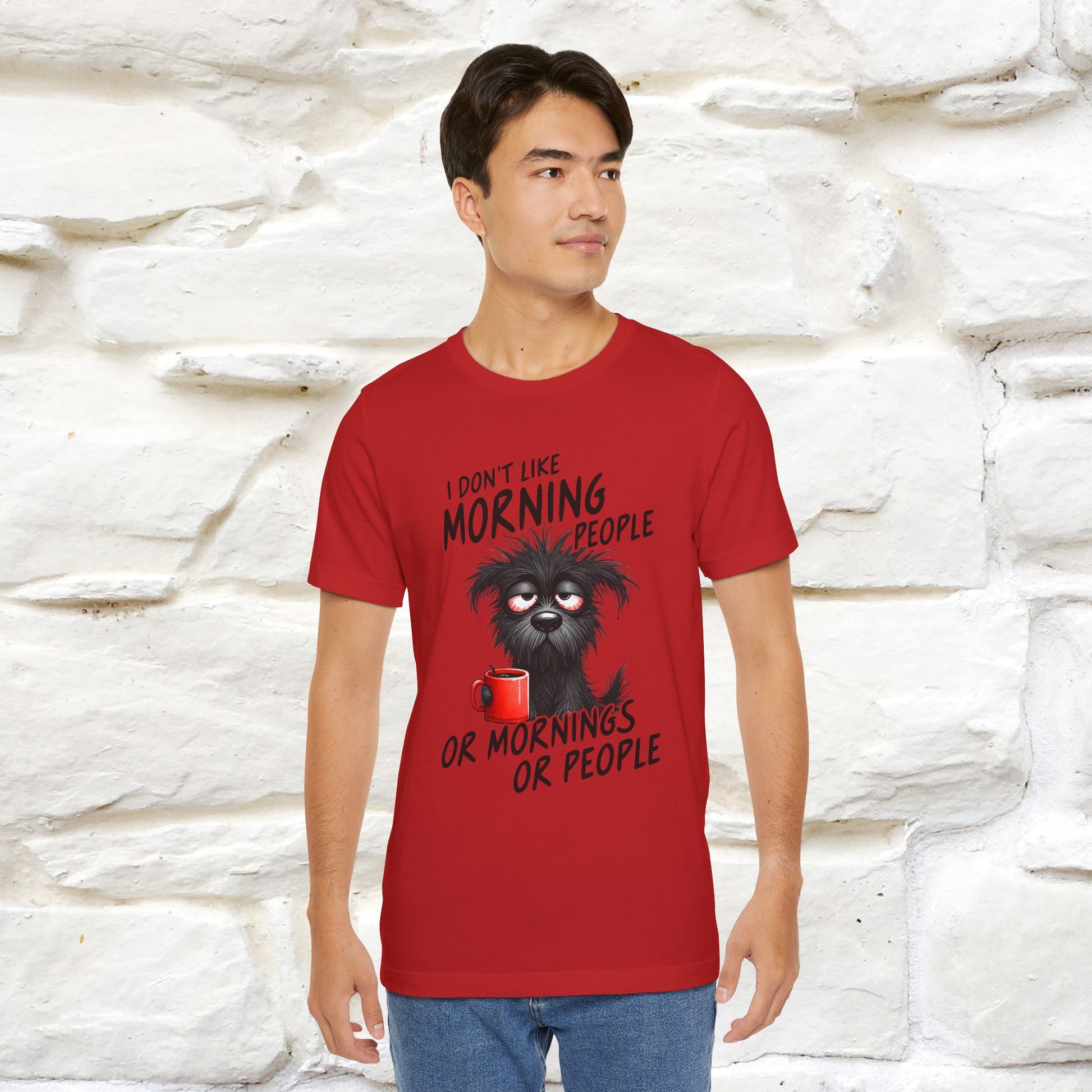 "I Don't Like Morning People..." Funny T-shirt |Nunu&Miao Studio - Nunu&Miao Studio