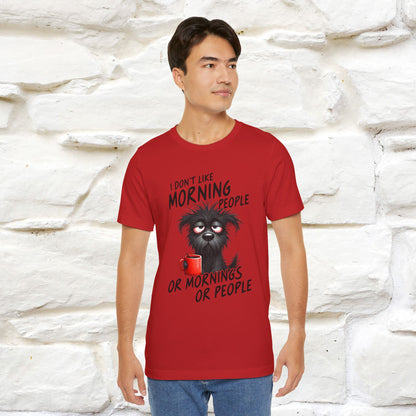 "I Don't Like Morning People..." Funny T-shirt |Nunu&Miao Studio - Nunu&Miao Studio
