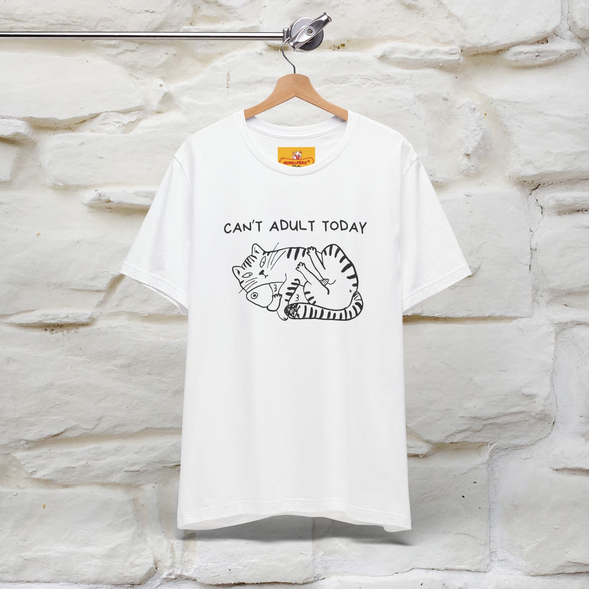 "Can't Adult Today" |Cat T-Shirt | Nunu&Miao Studio - Nunu&Miao Studio