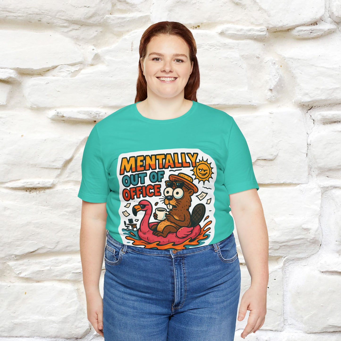 ''Mentally Out Of Office''|  Sarcastic Cat T-Shirt | Nunu&Miao Studio