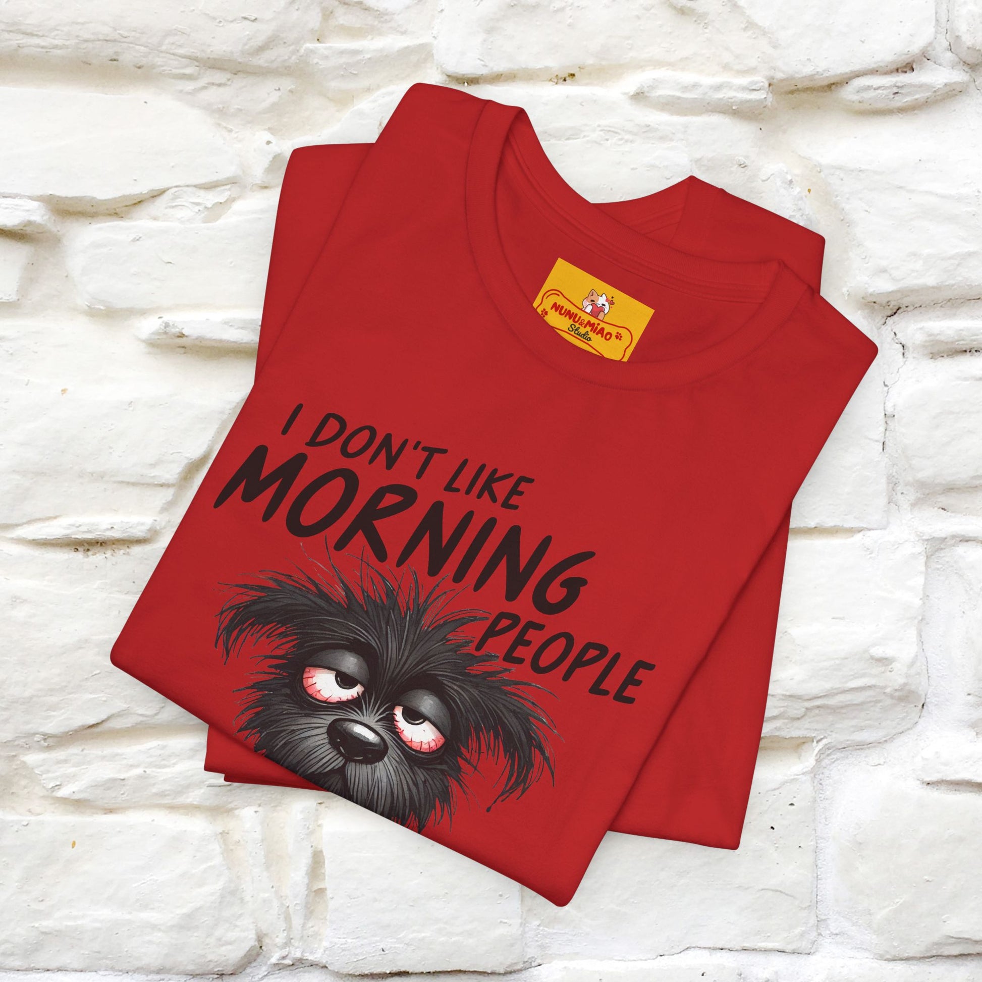 "I Don't Like Morning People..." Funny T-shirt |Nunu&Miao Studio - Nunu&Miao Studio