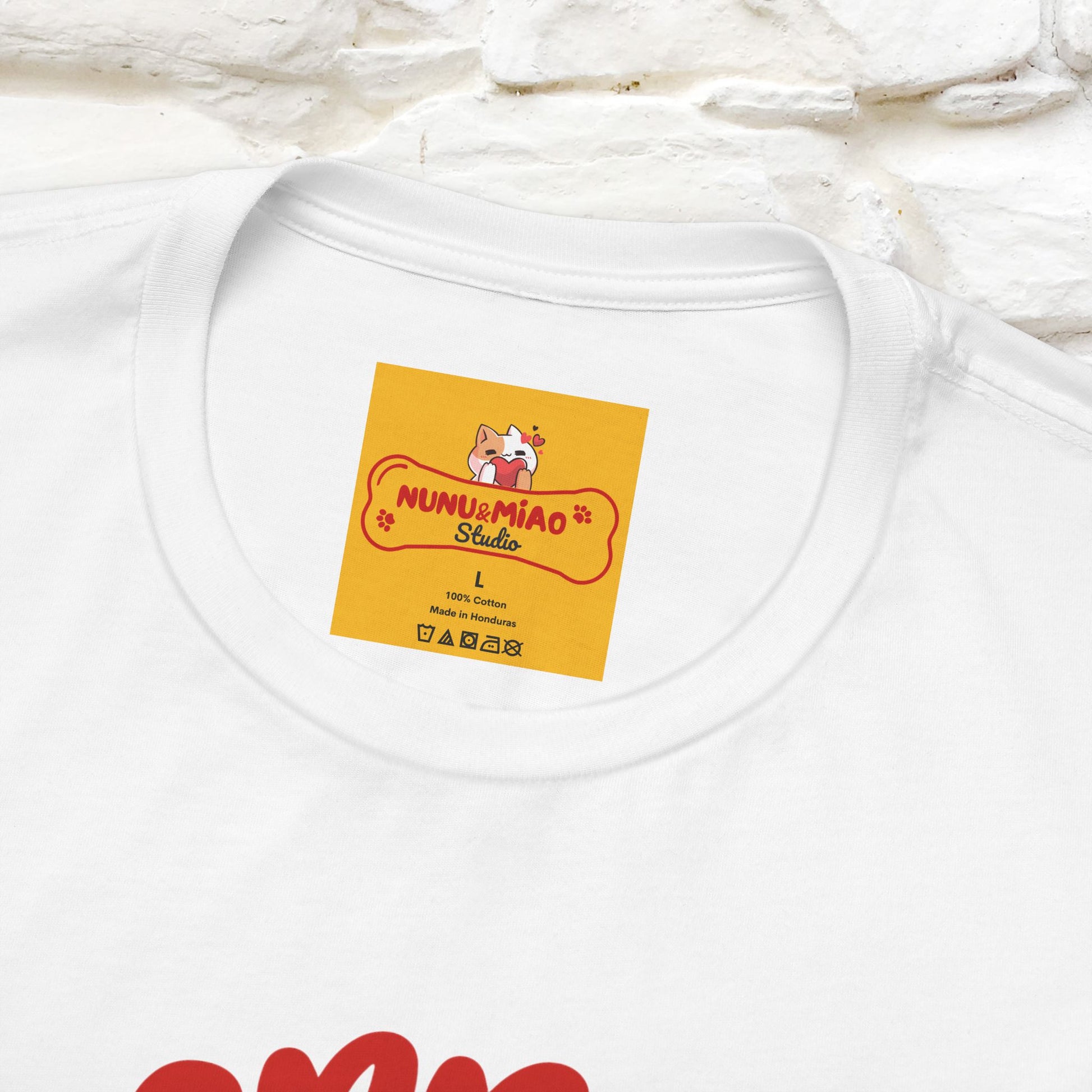 ''Ommm, Keep Calm'' Cat T-Shirt | Nunu&Miao Studio - Nunu&Miao Studio