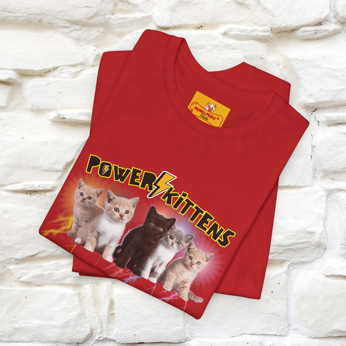 ''Power Kittens ''| CatT-Shirt | Nunu&Miao Studio