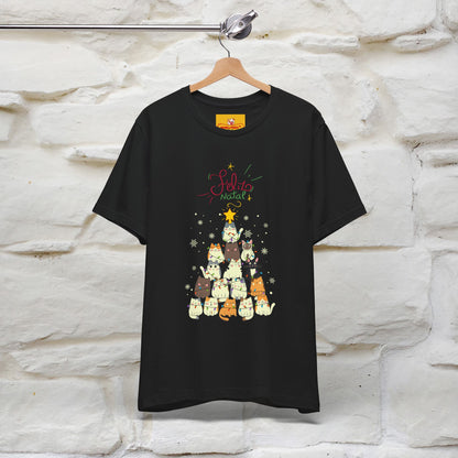 "Feliz Natal" Cat T-shirt|Nunu&Miao Studio - Nunu&Miao Studio