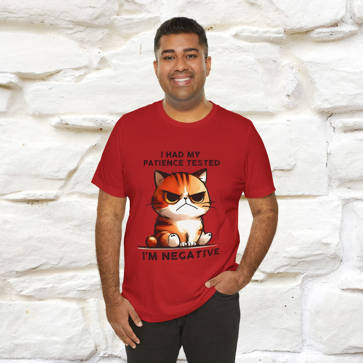 ''I Had My Patience Tested, I'm Negative''| CatT-Shirt | Nunu&Miao Studio