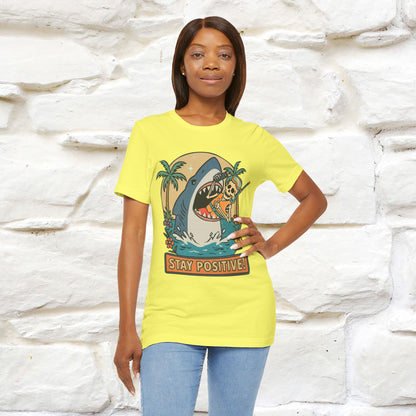 "Stay Positive" Funny T-shirt |Nunu&Miao Studio - Nunu&Miao Studio