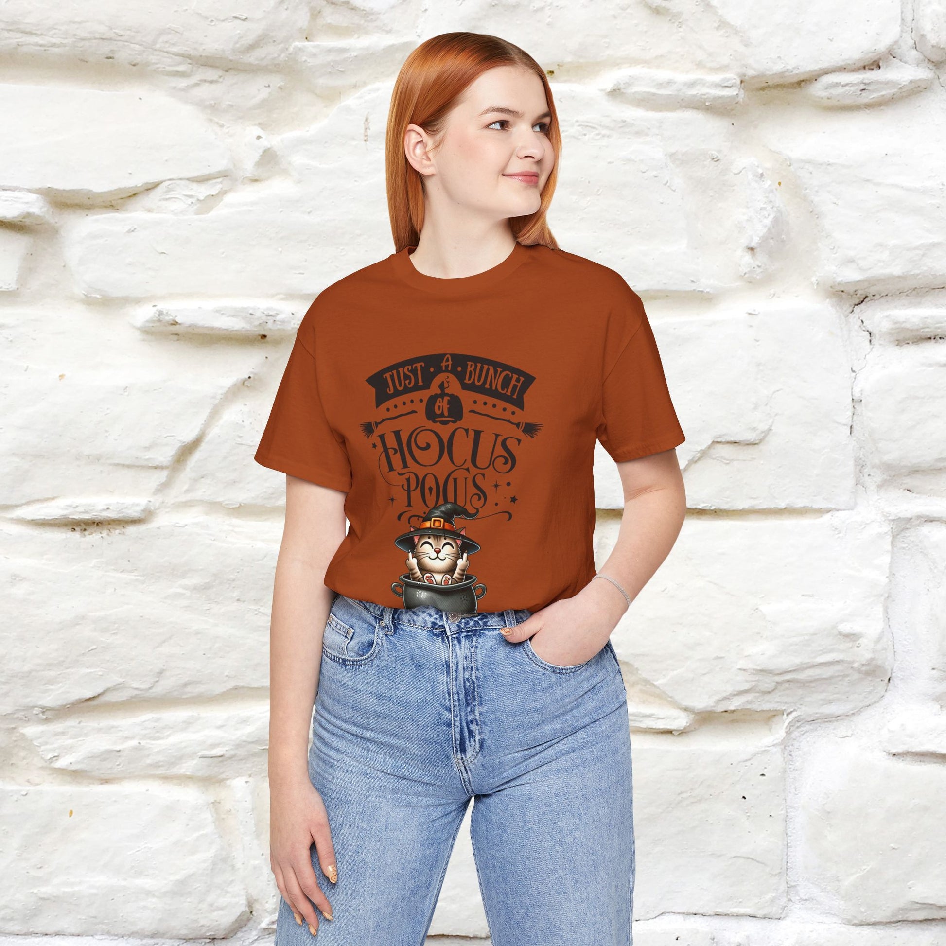 "Just A Bunch Of Hocus Pocus" Cat  T-shirt |Nunu&Miao Studio - Nunu&Miao Studio