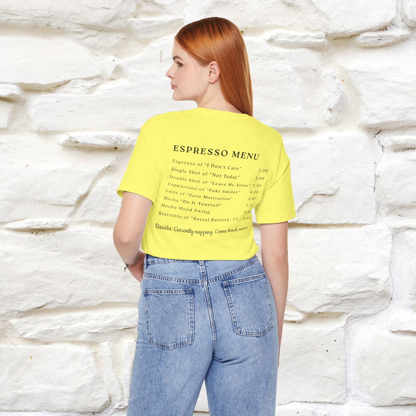 "More Espresso Less Depresso" |Cat T-Shirt | Nunu&Miao Studio - Nunu&Miao Studio