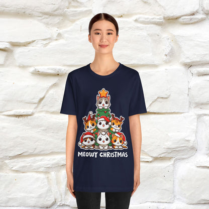 “Meowy Christmas” | Cat T-Shirt | Nunu&Miao Studio