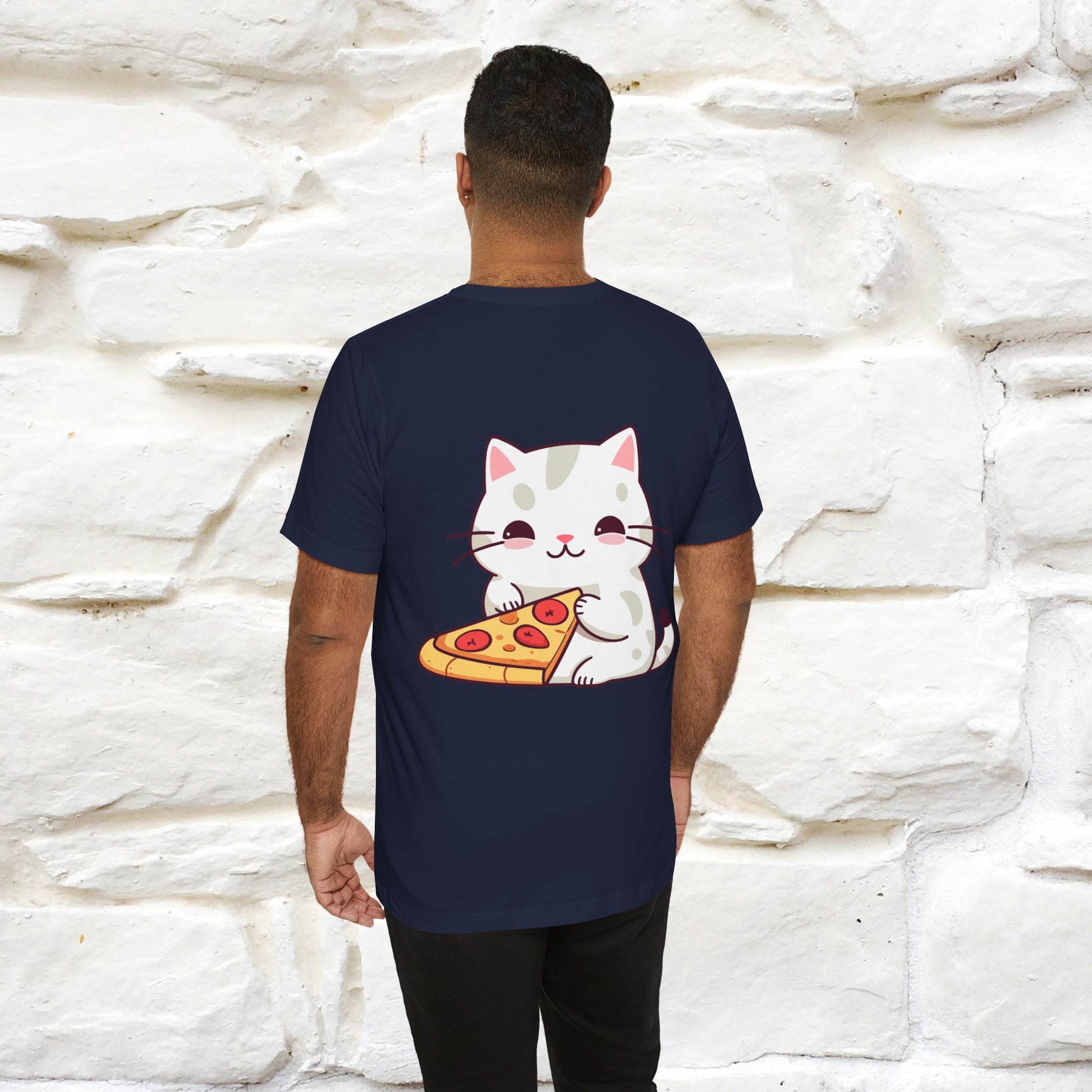"I Love Pizza"| Cat T-shirt | Nunu&Miao Studio - Nunu&Miao Studio