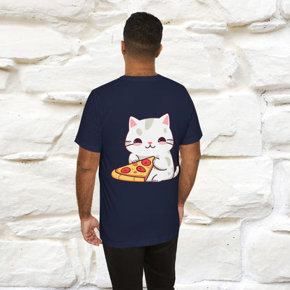 "I Love Pizza"| Cat T-shirt | Nunu&Miao Studio - Nunu&Miao Studio