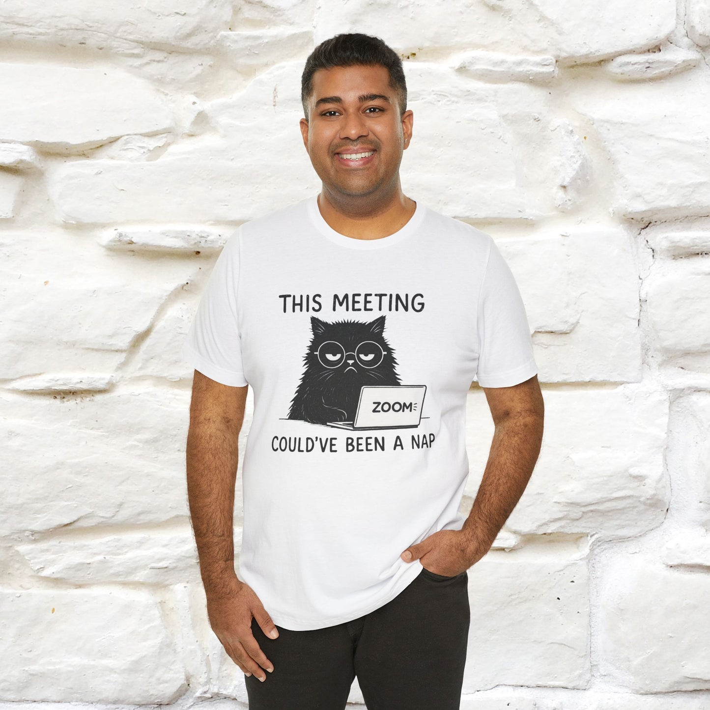 "This Meeting Could've Been a Nap" | Sarcastic Cat T-Shirt | Nunu&Miao Studio - Nunu&Miao Studio