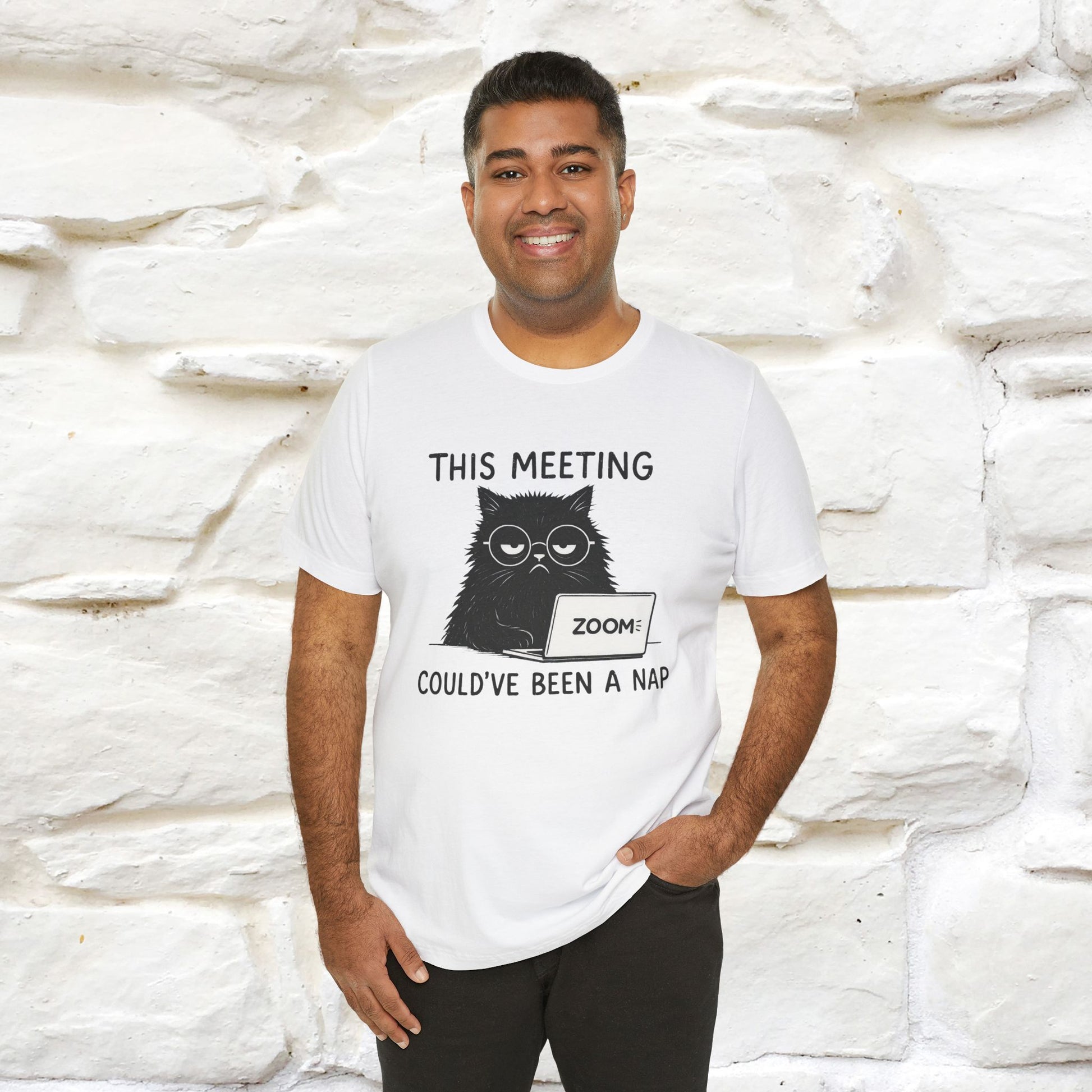 "This Meeting Could've Been a Nap" | Sarcastic Cat T-Shirt | Nunu&Miao Studio - Nunu&Miao Studio