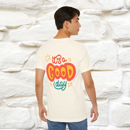 ""It's A Good Day" Cat T-Shirt| Front & Back Design | Nunu&Miao Studio - Nunu&Miao Studio