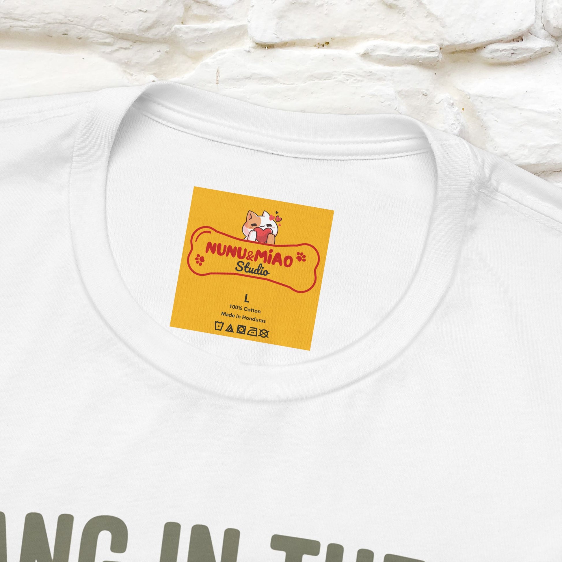 "Hang In There" Funny T-shirt |Nunu&Miao Studio - Nunu&Miao Studio