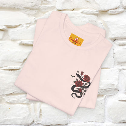"The Rose and The Snake " Halloween T-shirt |Nunu&Miao Studio - Nunu&Miao Studio