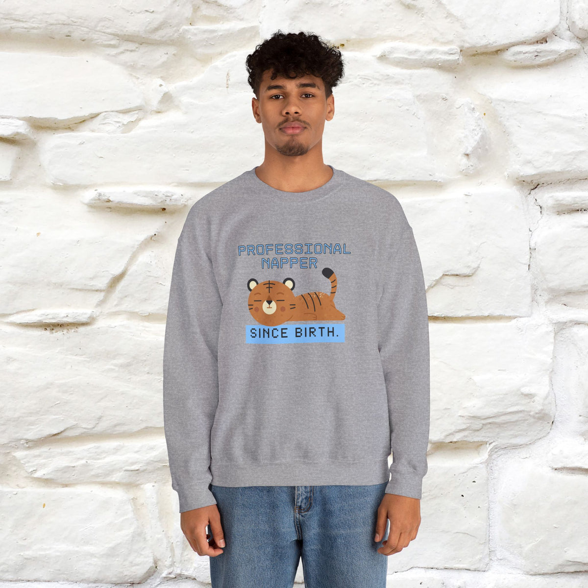 ''Professional Napper Since Birth'' |Cat Sweatshirt | Nunu&Miao Studio