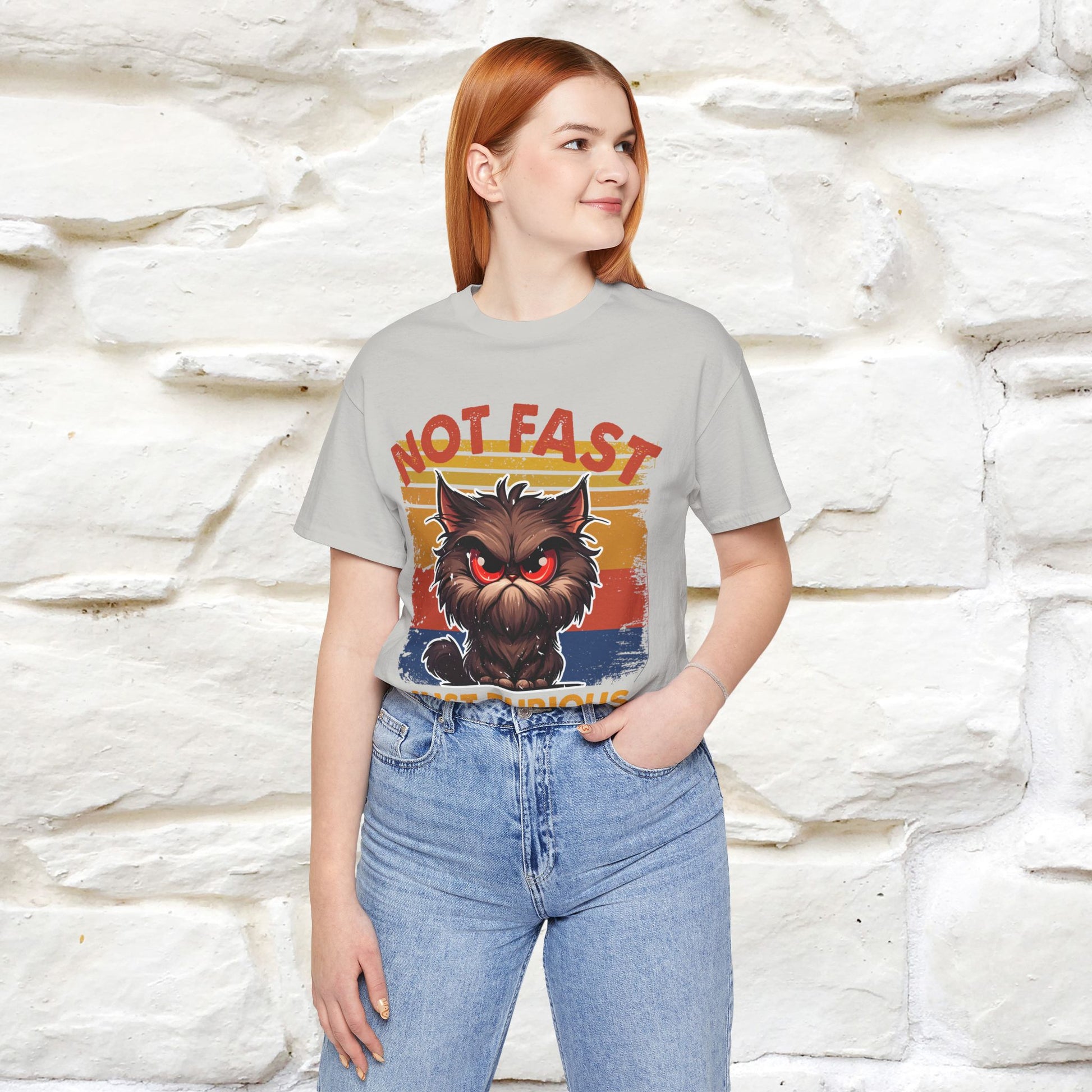 Not Fast, Just Furious |  Sarcastic Cat T-Shirt | Nunu&Miao Studio - Nunu&Miao Studio
