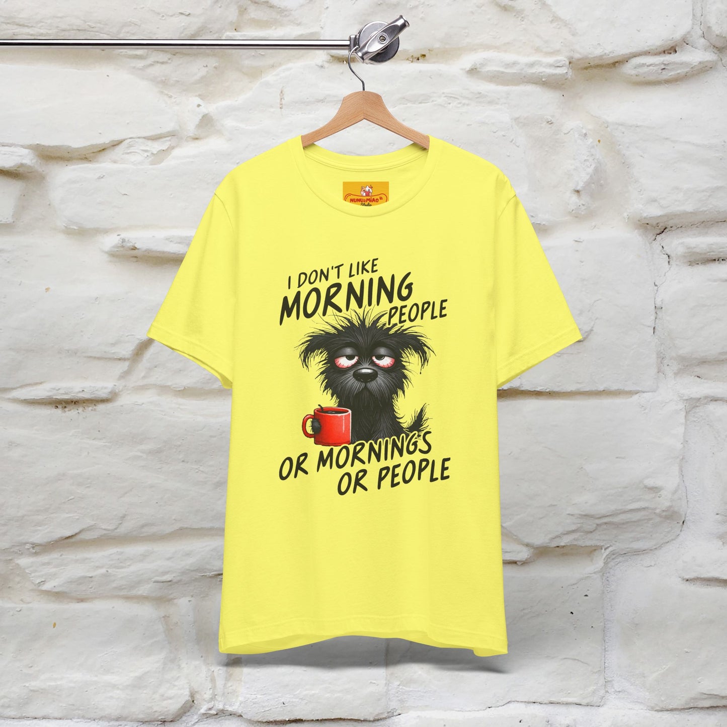 "I Don't Like Morning People..." Funny T-shirt |Nunu&Miao Studio - Nunu&Miao Studio