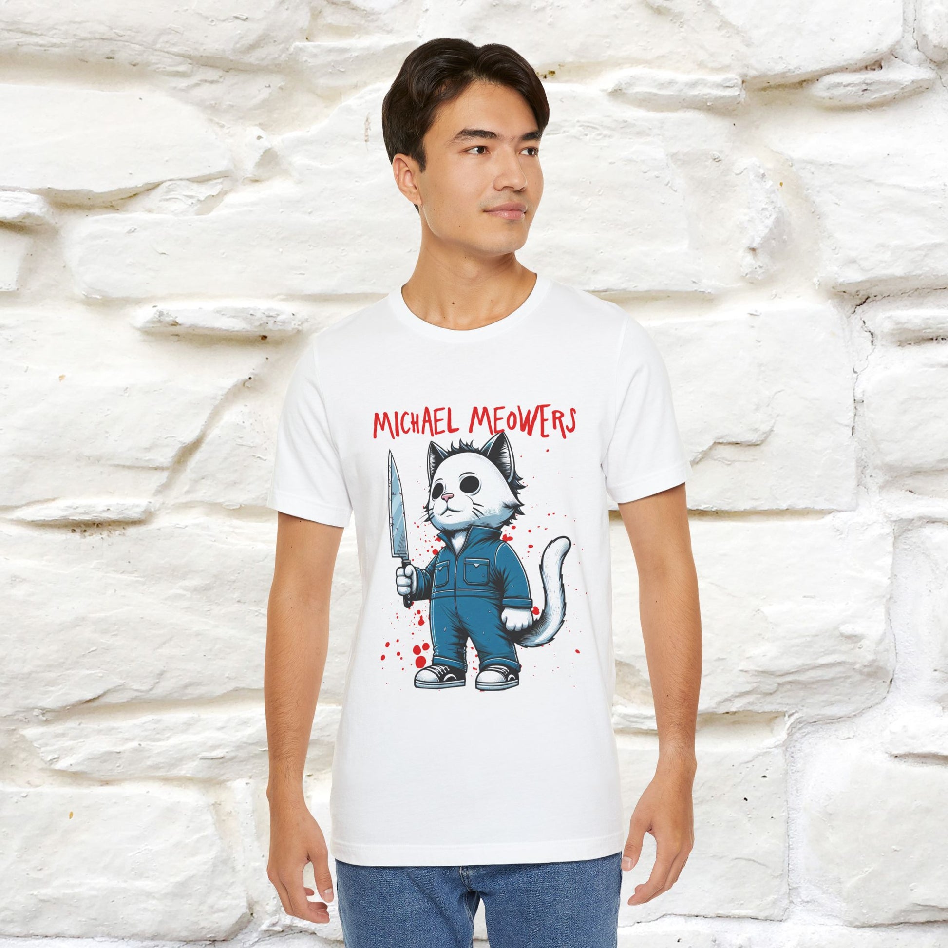 ''Michael Meowers'' Cat T-Shirt |  | Nunu&Miao Studio - Nunu&Miao Studio