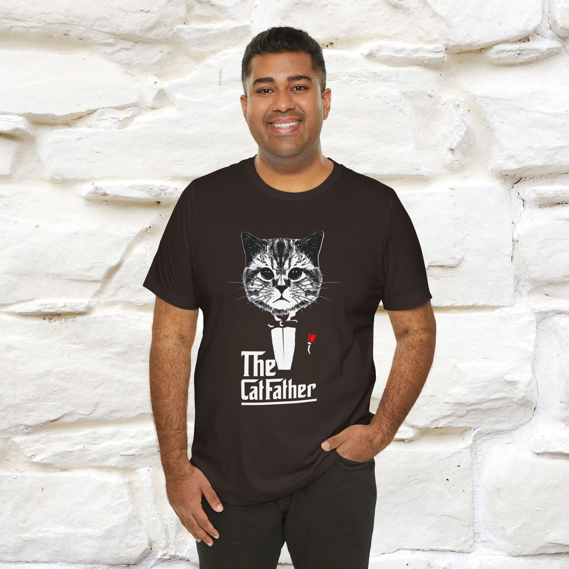 ''The Cat Father T-Shirt''| Iconic Cat Lover Tee | Nunu&Miao Studio - Nunu&Miao Studio