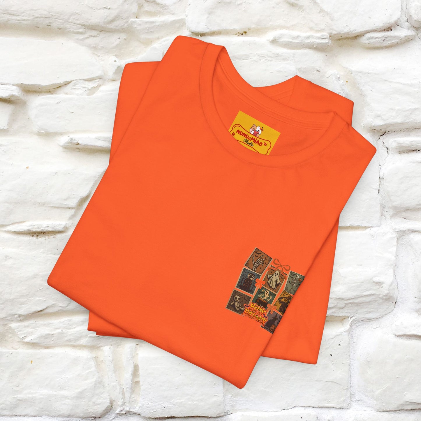 "Spooky Vibes" Cat T-shirt |Nunu&Miao Studio - Nunu&Miao Studio