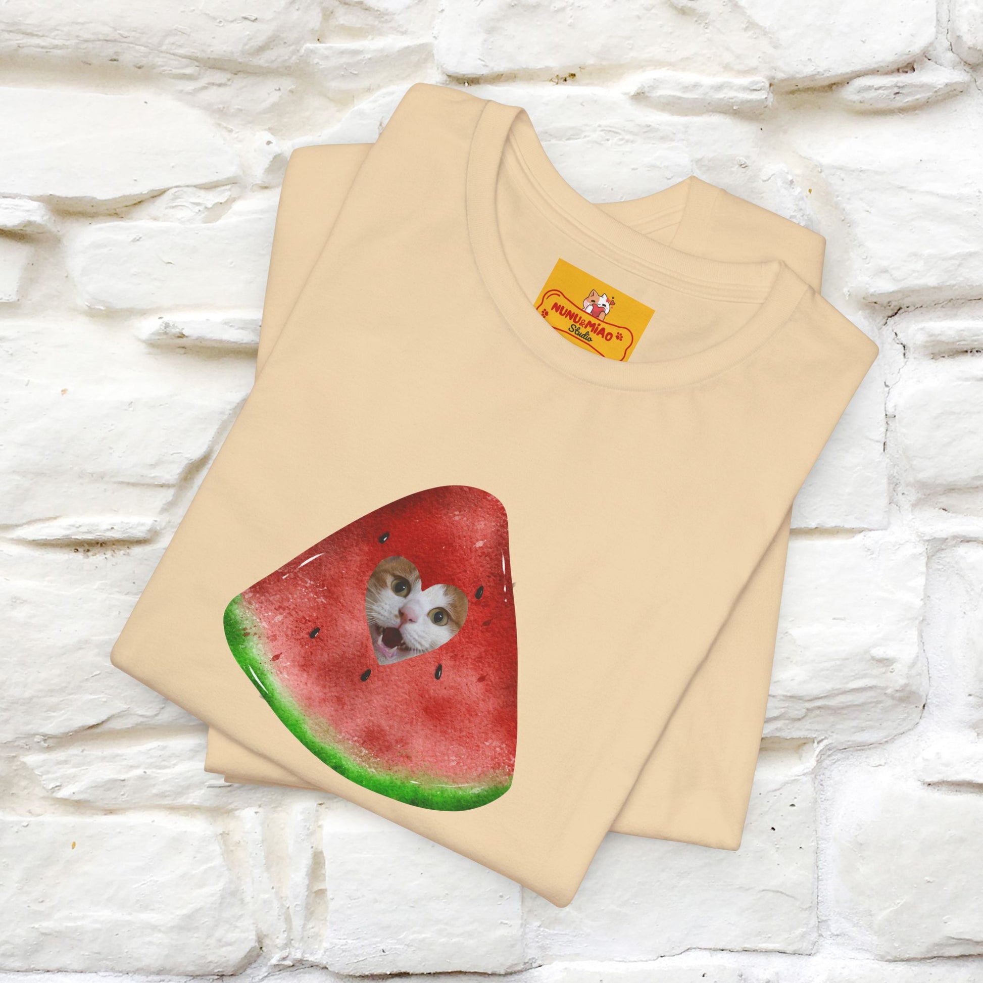 "Free Palestine" Cat T-shirt | Front & Back Design |Nunu&Miao Studio - Nunu&Miao Studio