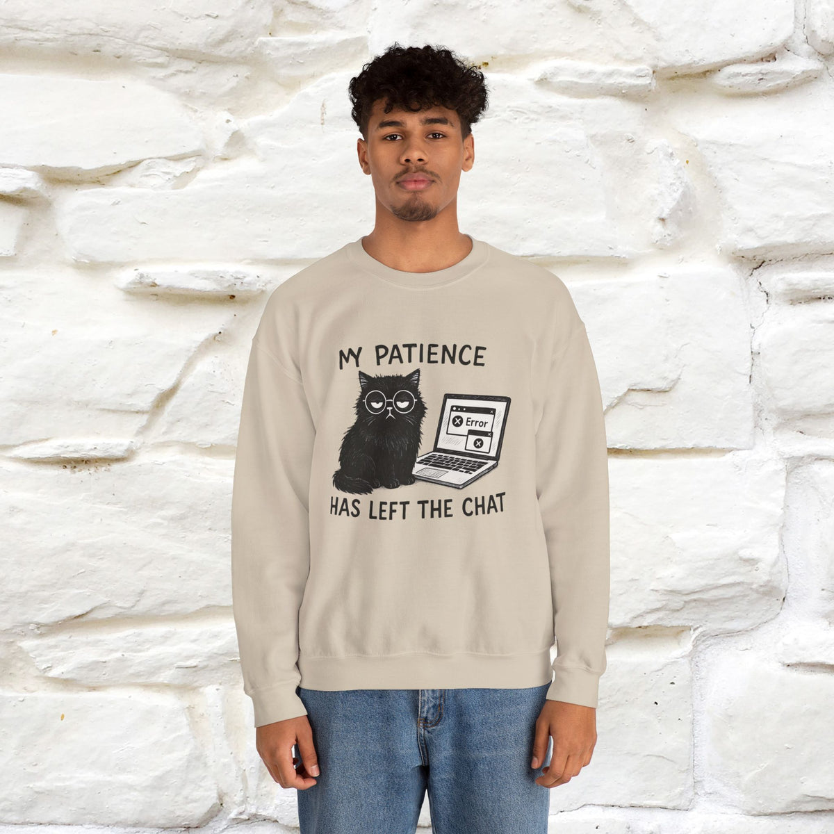 ''My Patience Has Left ...'' | Cute Cat Sweatshirt | Nunu&Miao Studio
